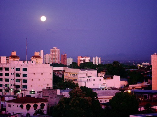 First Class Ticket - Destination of the Week - Brazil,  Full Moon in Cuiaba, Mato Grosso