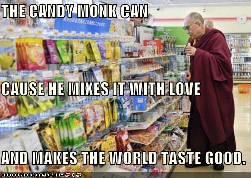 The Candy Monk... The Candy Monk Can.