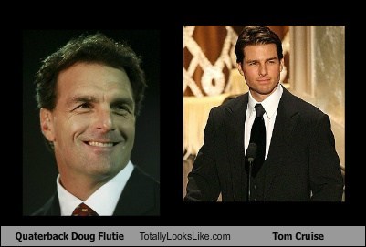 Quaterback Doug Flutie Totally Looks Like Tom Cruise