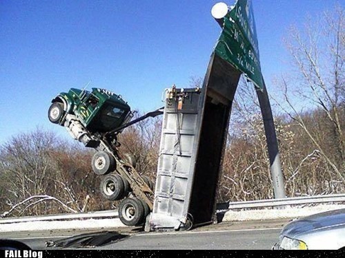 FAIL Truck Makes A Dropoff