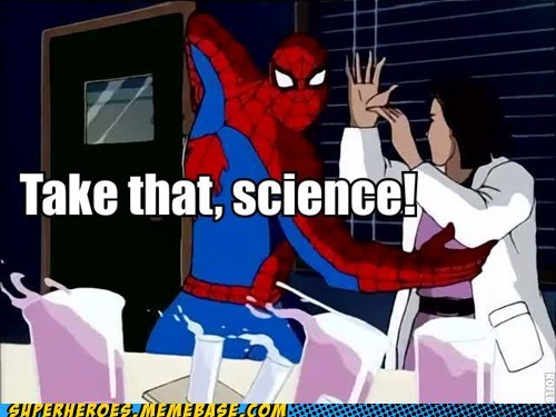 Spidey Hates the Sciences...Especially Chemistry