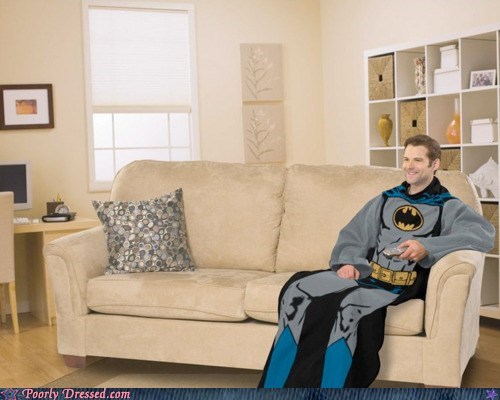 Batman: the Snuggie!
