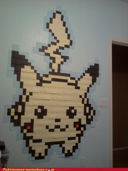 Post-it Pikachu