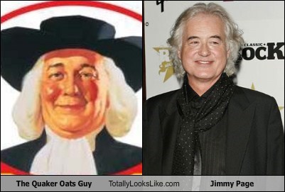 The Quaker Oats Guy Totally Looks Like Jimmy Page