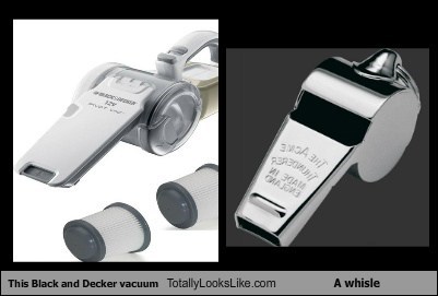 This Black and Decker Vacuum Totally Looks Like A Whistle
