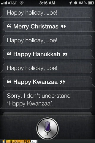 Siri Is Racist