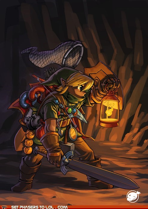 Link is Over-Encumbered and Cannot Run