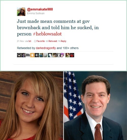 Another Follow Up of the Day: Governor Apologizes To Tweeting Teen