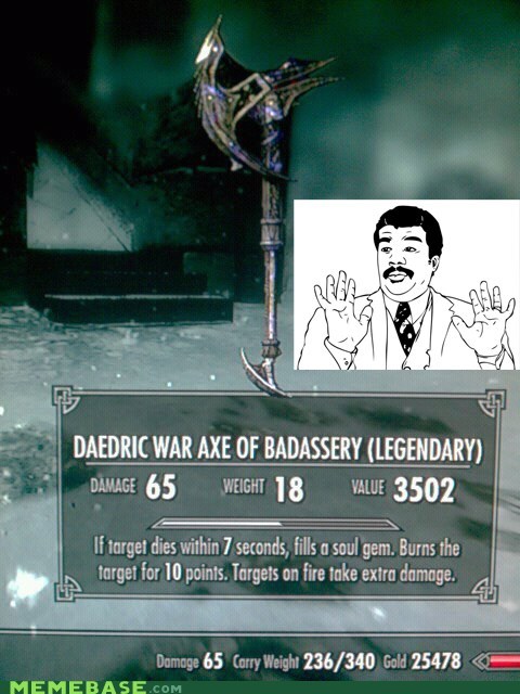 Professor Badass Plays Skyrim?