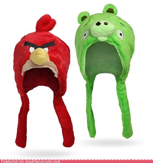 Angry Birds Plush Hats
