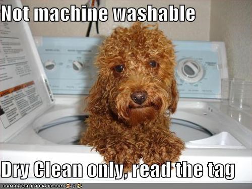 Not machine washable
