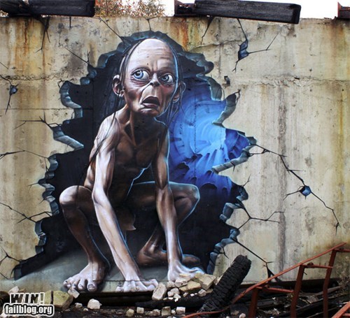 Gollum Wall Art WIN