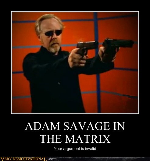 ADAM SAVAGE IN THE MATRIX