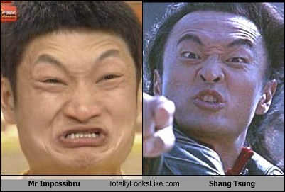 Mr. Impossibru Totally Looks Like Shang Tsung