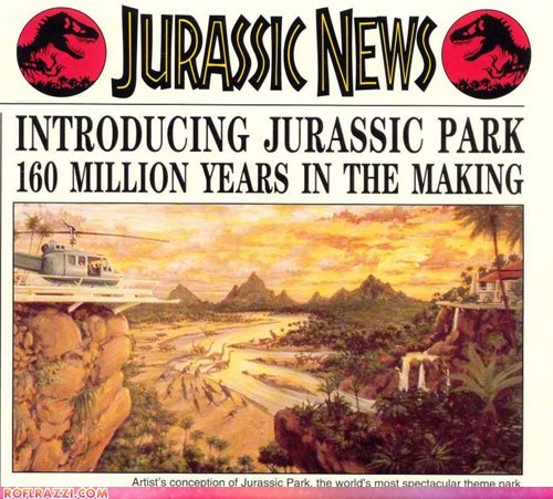 The "Jurassic Park" Promotional Newsletter 