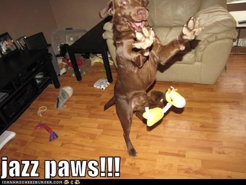 jazz paws!!!