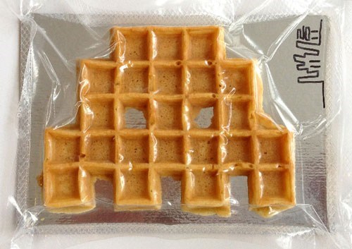 Space Invader Waffles of the Day