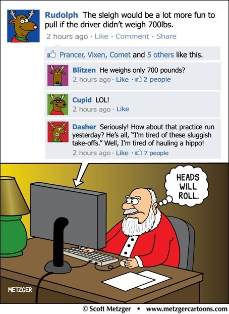 He Knows When You've Been Facebook Gossiping