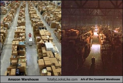 Amazon Warehouse Totally Looks Like Ark of the Covenant Warehouse