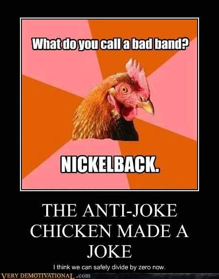 THE ANTI-JOKE CHICKEN MADE A JOKE