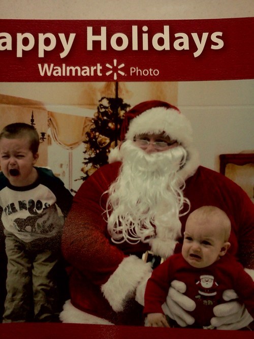Maybe They're Just Sad to Be in Walmart?