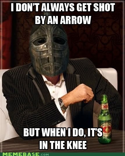 The most interesting guard in Skyrim 