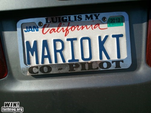 License Plate WIN