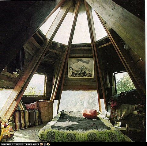 Yurt: Turkish for Portable Fort.