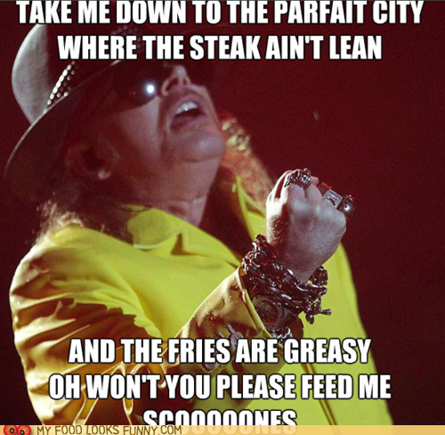 Axl Rose Wants a Snack