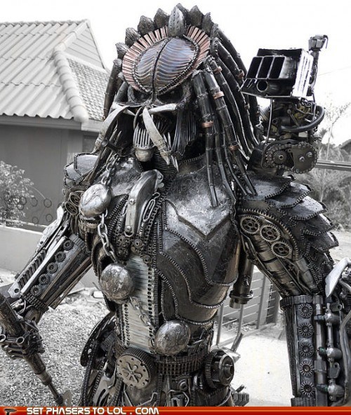 Steampunk Predator Sculpture