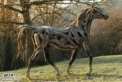 Driftwood Horse WIN