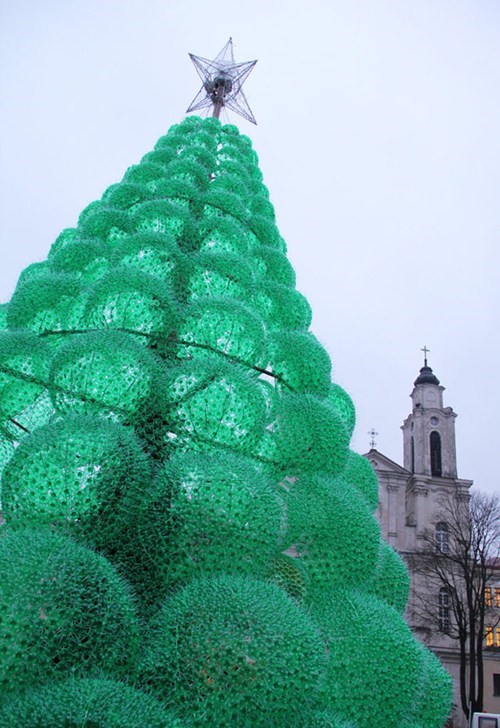Amazing Recycled Tree, or Massive Holiday Raft?