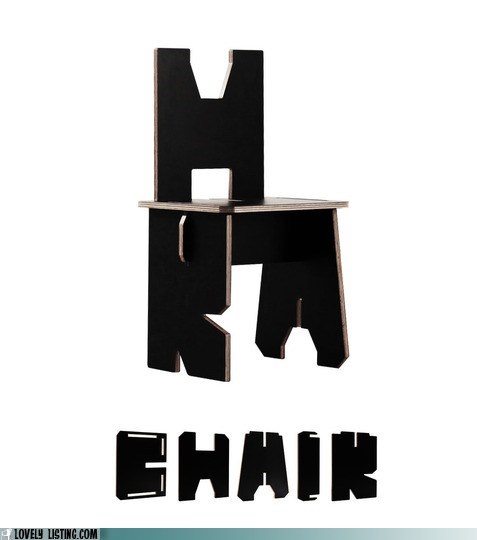 Spell Chair, Build Chair