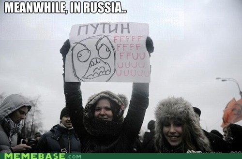 Meanwhile, in Russia...