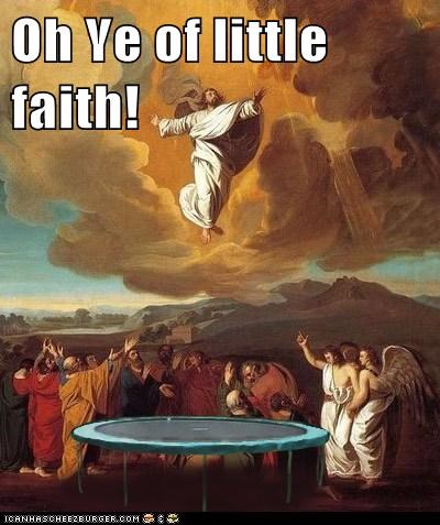 Never Doubt The Messiah Can Bounce Higher Than Thou