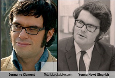 Jermaine Clement Totally Looks Like Young Newt Gingrich