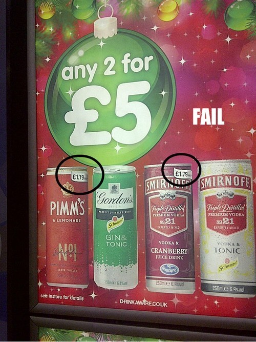Holiday Math FAIL