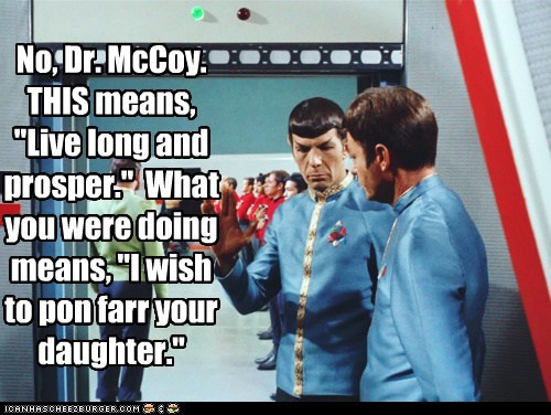 No, Dr. McCoy
