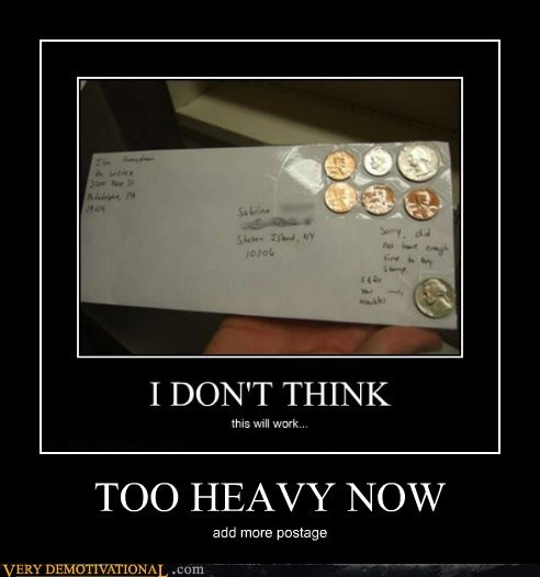 TOO HEAVY NOW