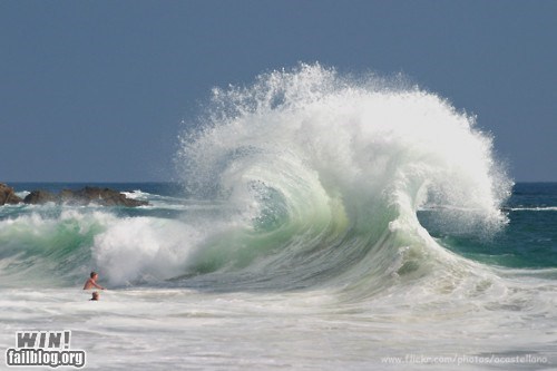 Mother Nature FTW: Crashing Waves