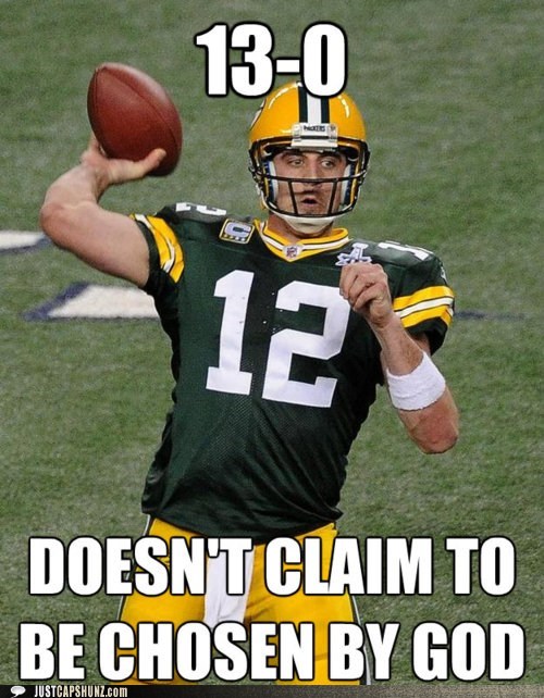 Good Guy Aaron Rodgers: All Skill, No Divine Intervention