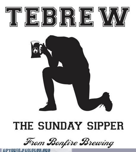 Booze News: Tebow Gets Own Beer, Probably Thanks Jesus For It