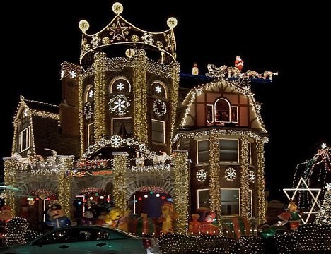 Enough Cheer to Power Eight Normally-Decorated Houses