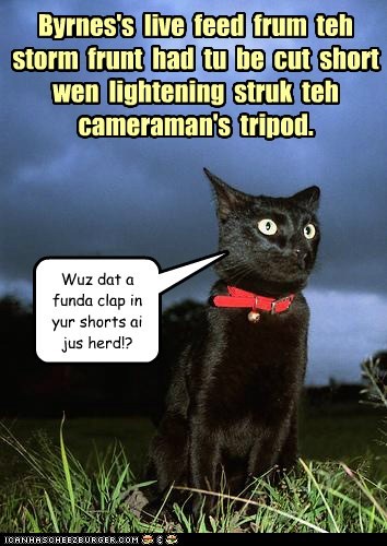 Um, we innarupt dis live broadcarst - we iz experiencing sum teknikols.