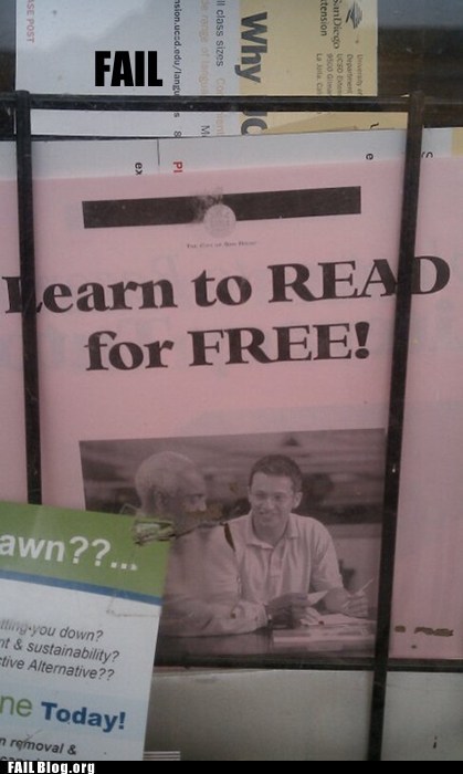 Reading Pamphlet FAIL