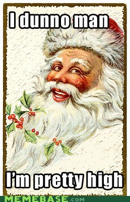 Happy Vintage Santa