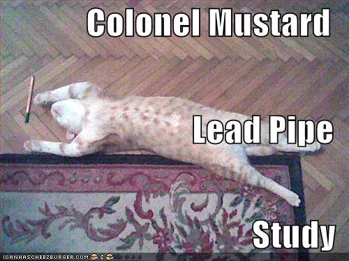 Colonel Mustard Lead Pipe Study