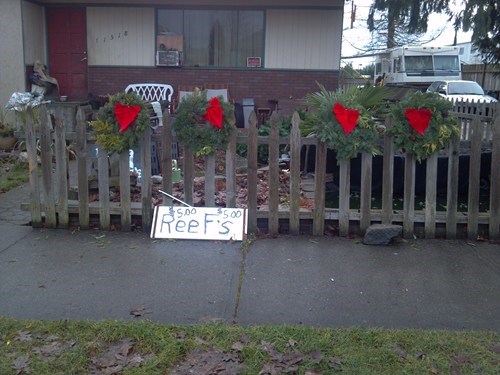 Great Barrier Wreath Sale FAIL