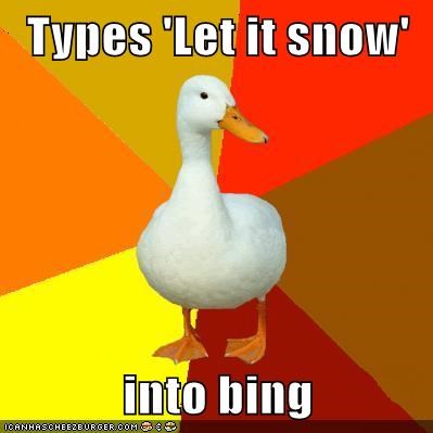 Uses Bing in the First Place