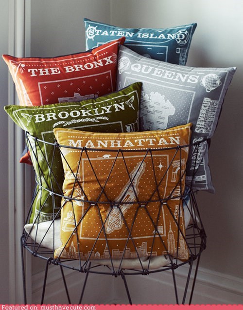 Five Boroughs Pillows